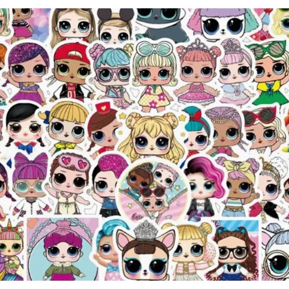 Stickers Lot - MGA LOL Doll Stickers  - Random Lot of 10